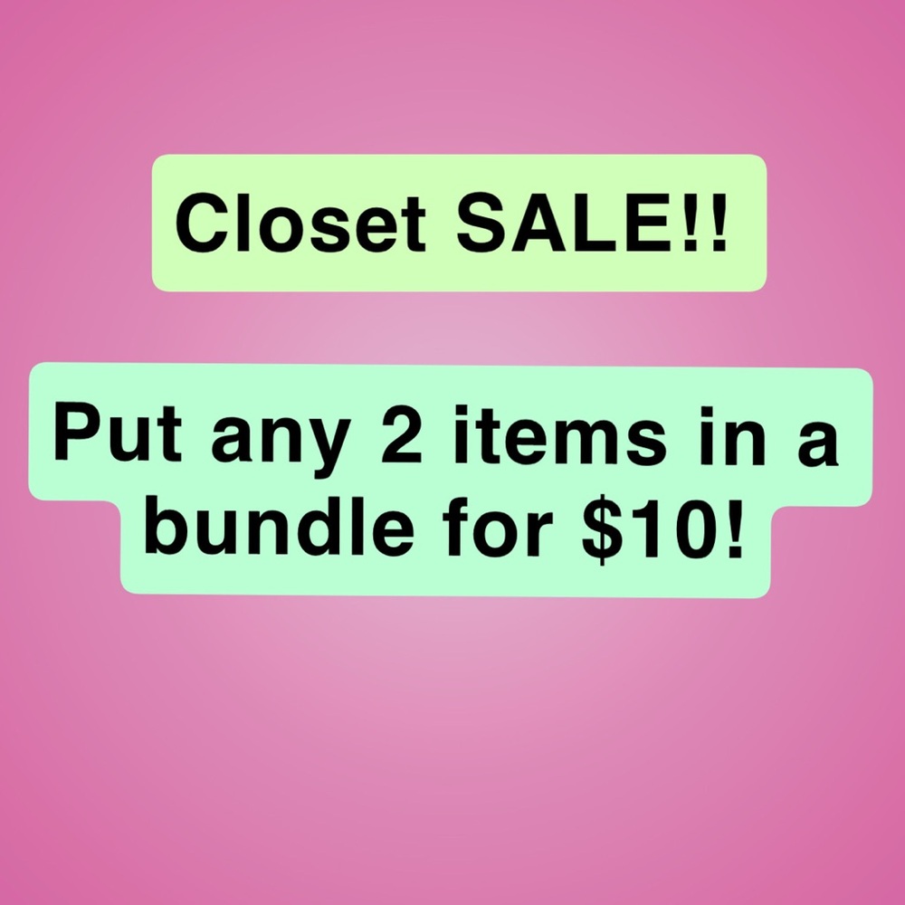 Closet Sale Bundle Offer